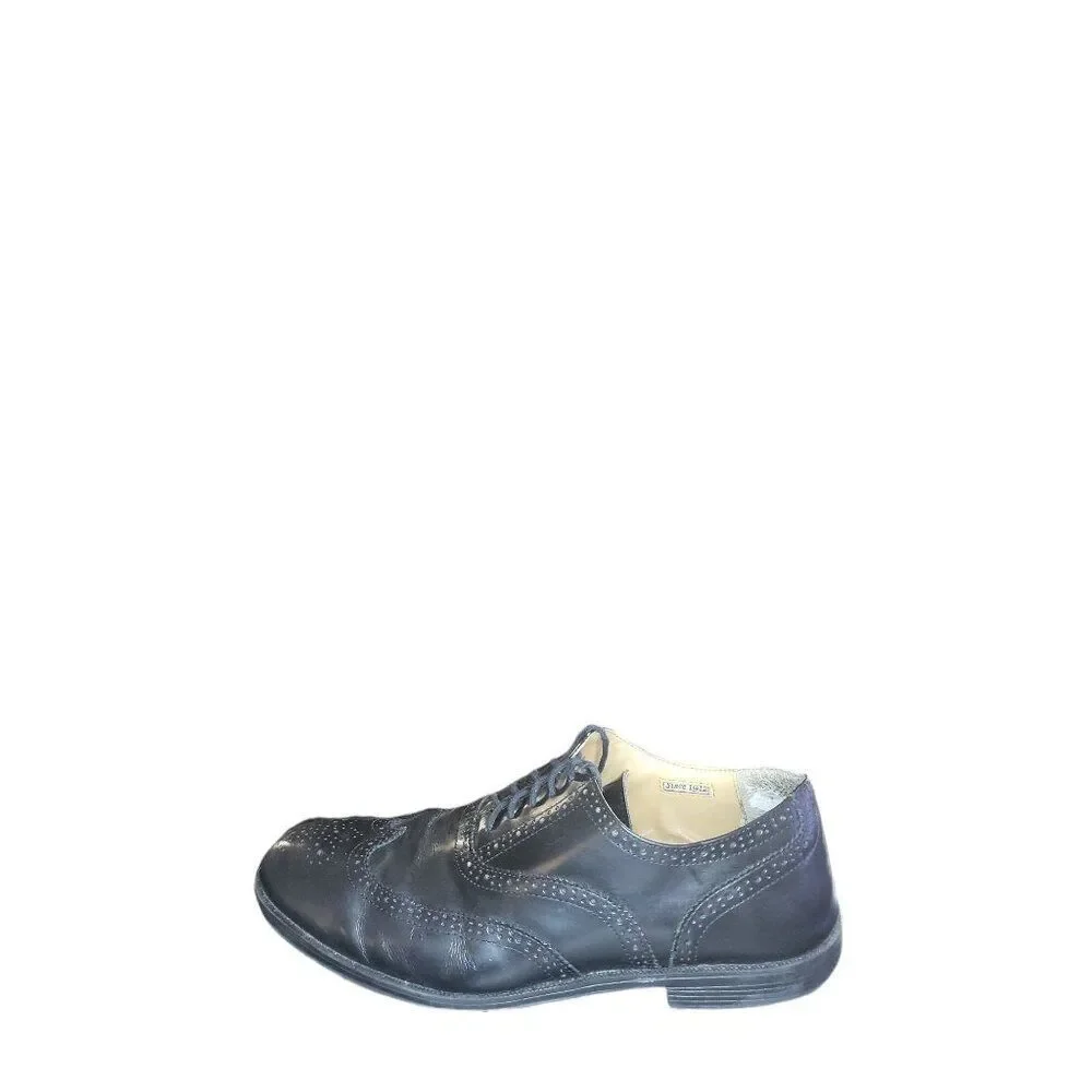 Nunn Bush Oxford Shoes Men‎ Sz 11.5M Black Leather Lace Up Formal Workwear